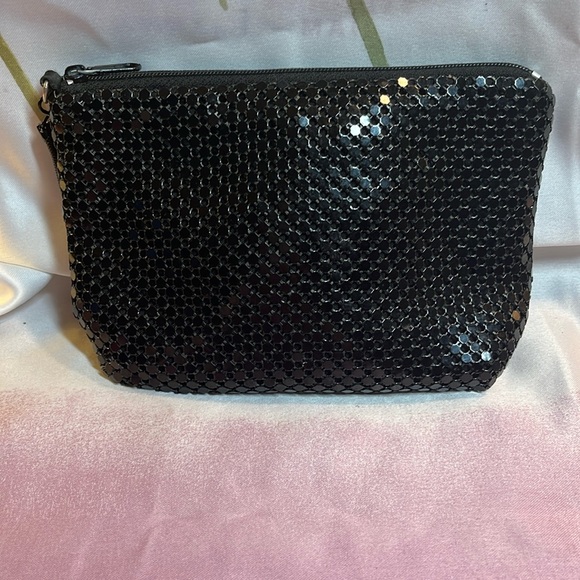 Handbags - Wristlet Black Mesh